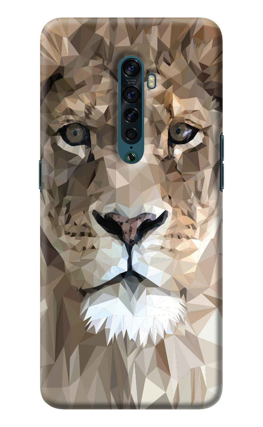 Lion Art Oppo Reno2 Back Cover