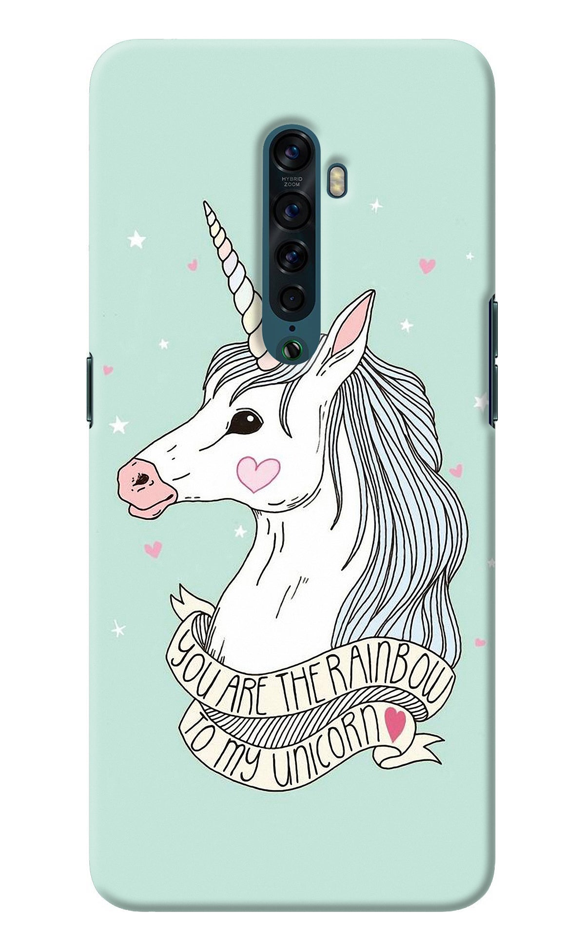 Unicorn Wallpaper Oppo Reno2 Back Cover