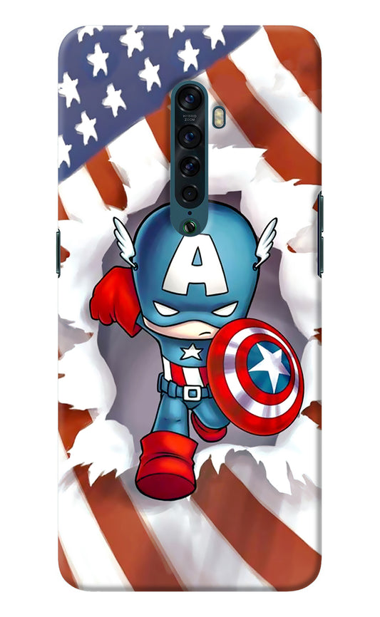 Captain America Oppo Reno2 Back Cover