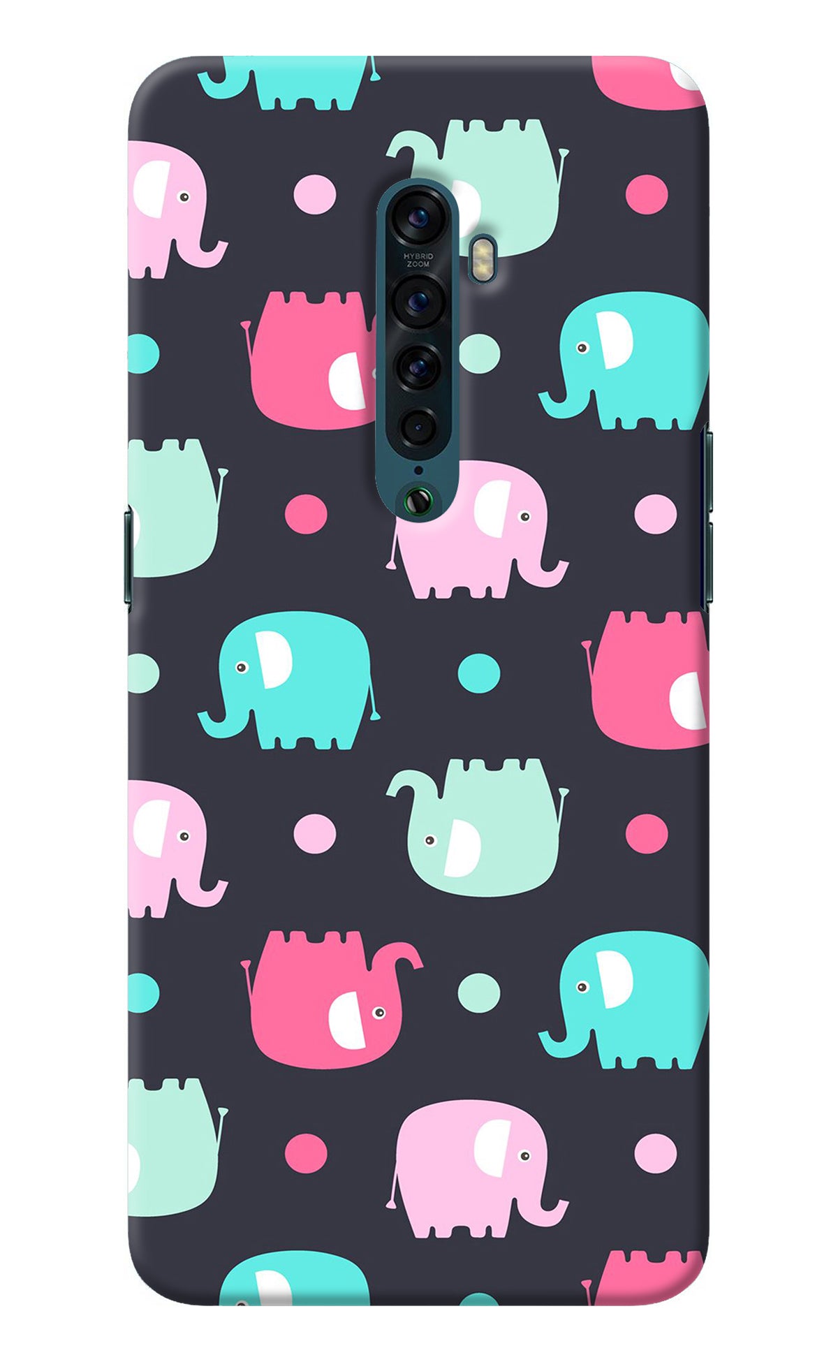 Elephants Oppo Reno2 Back Cover