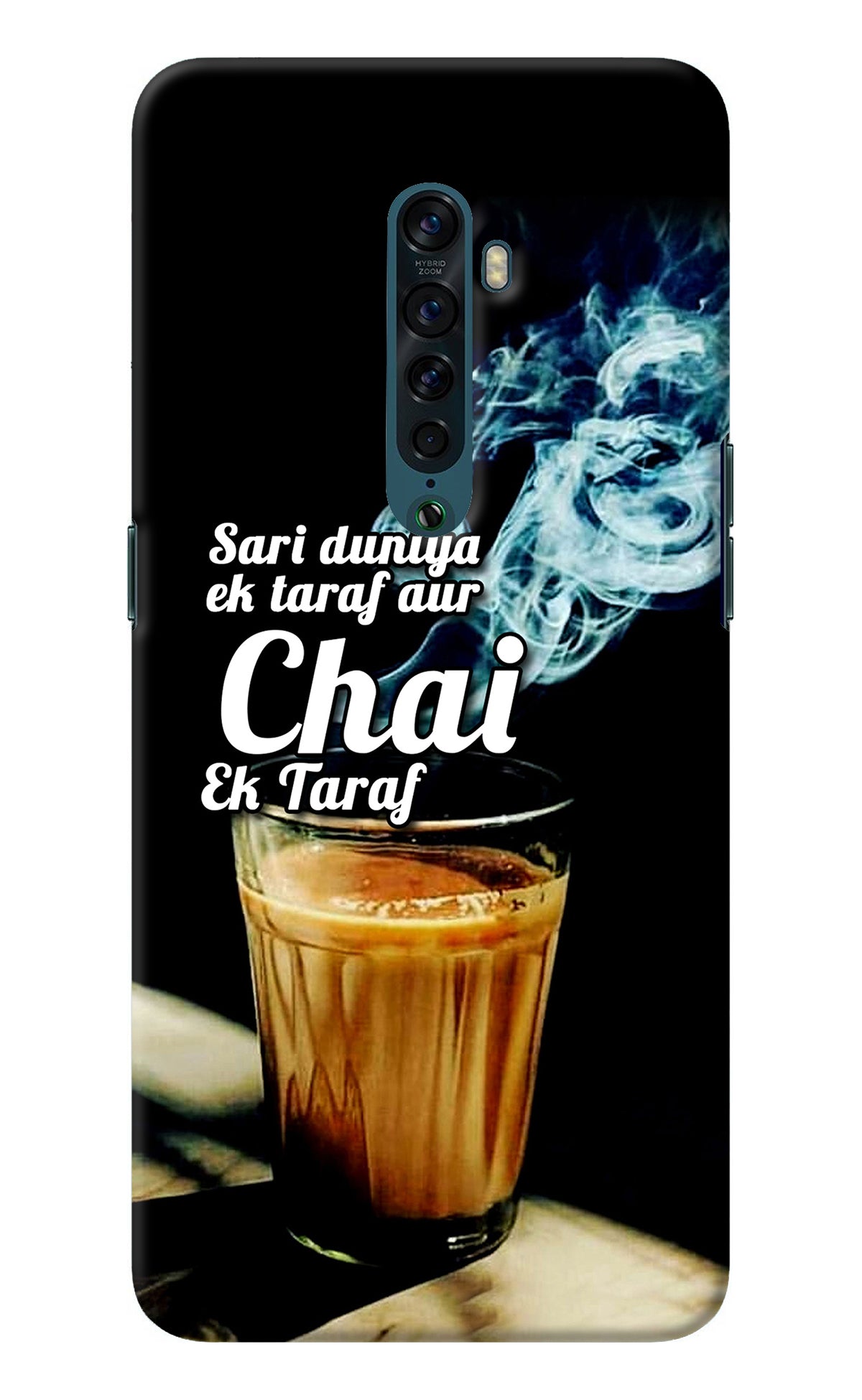 Chai Ek Taraf Quote Oppo Reno2 Back Cover