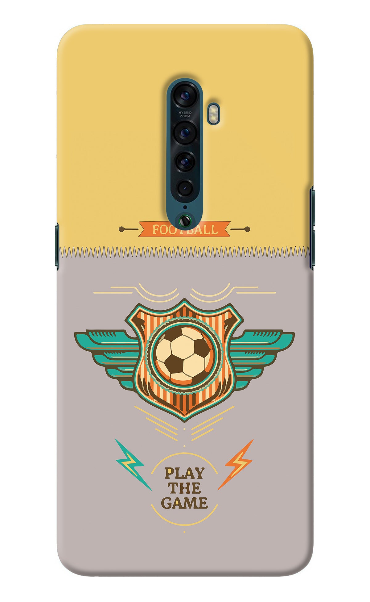 Football Oppo Reno2 Back Cover