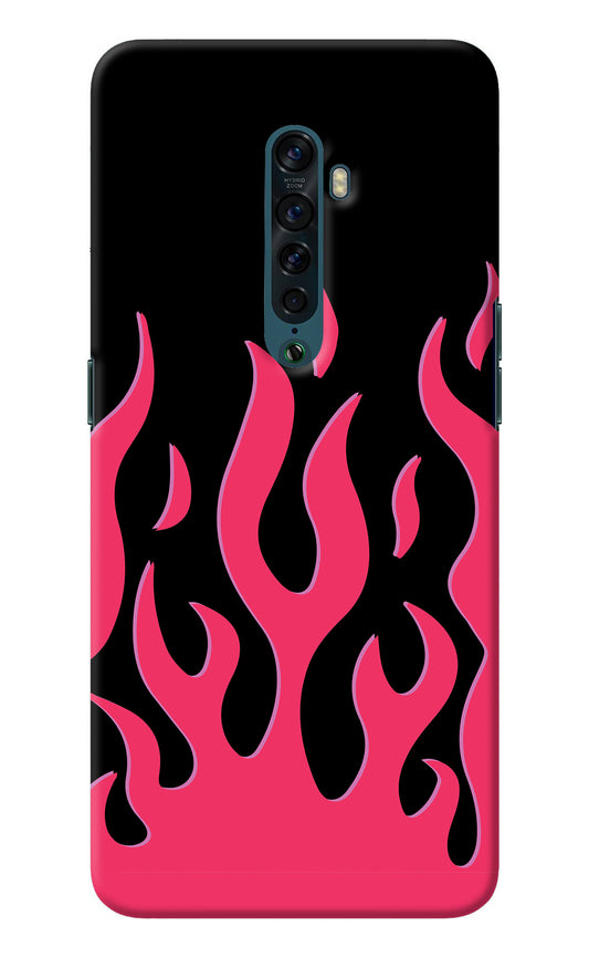 Fire Flames Oppo Reno2 Back Cover