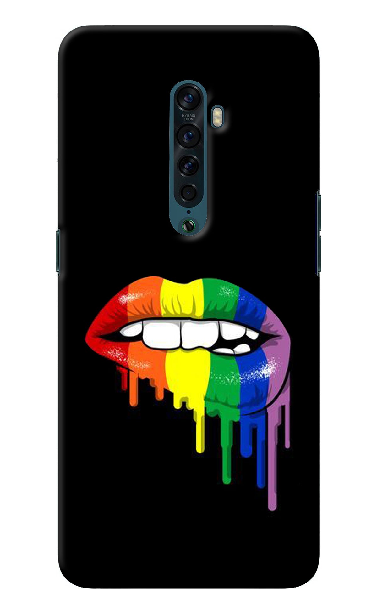 Lips Biting Oppo Reno2 Back Cover