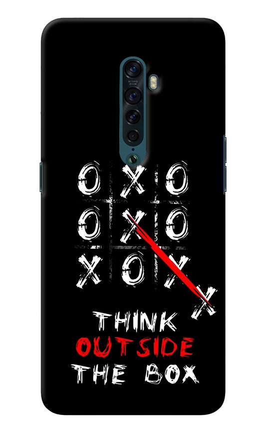 Think out of the BOX Oppo Reno2 Back Cover