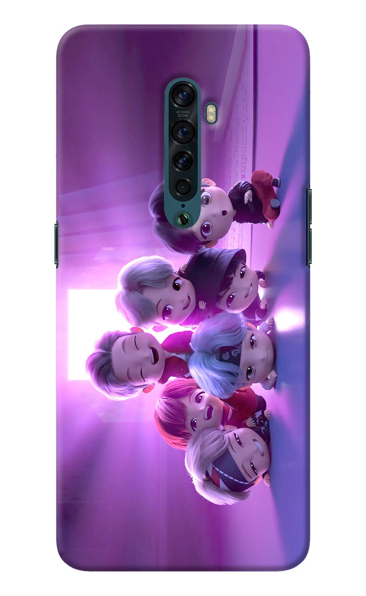 BTS Chibi Oppo Reno2 Back Cover