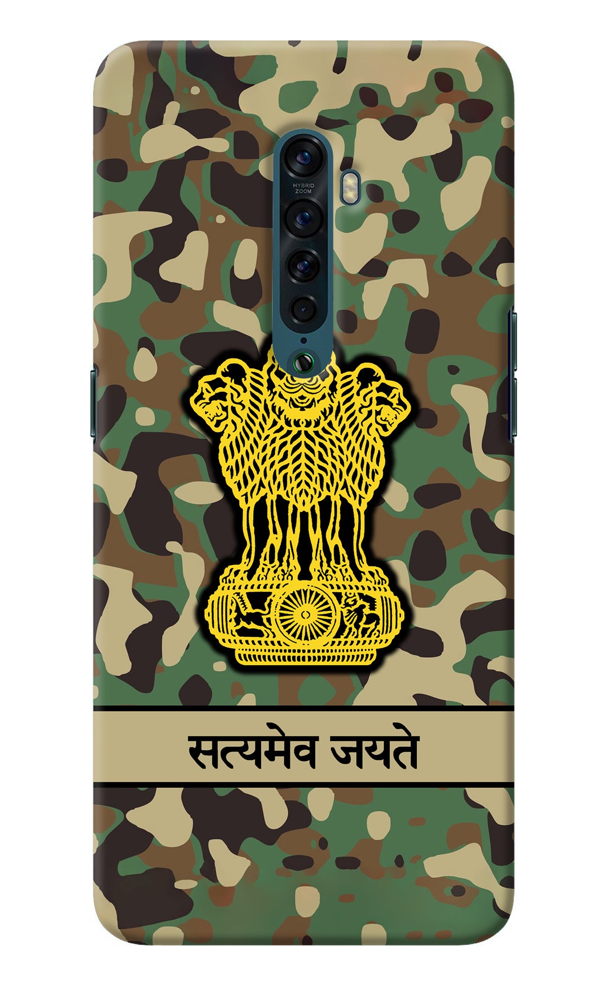 Satyamev Jayate Army Oppo Reno2 Back Cover