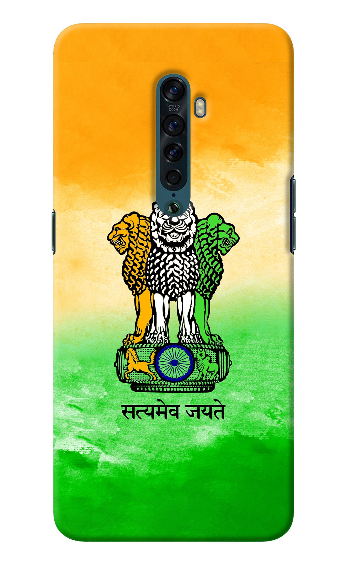 Satyamev Jayate Flag Oppo Reno2 Back Cover