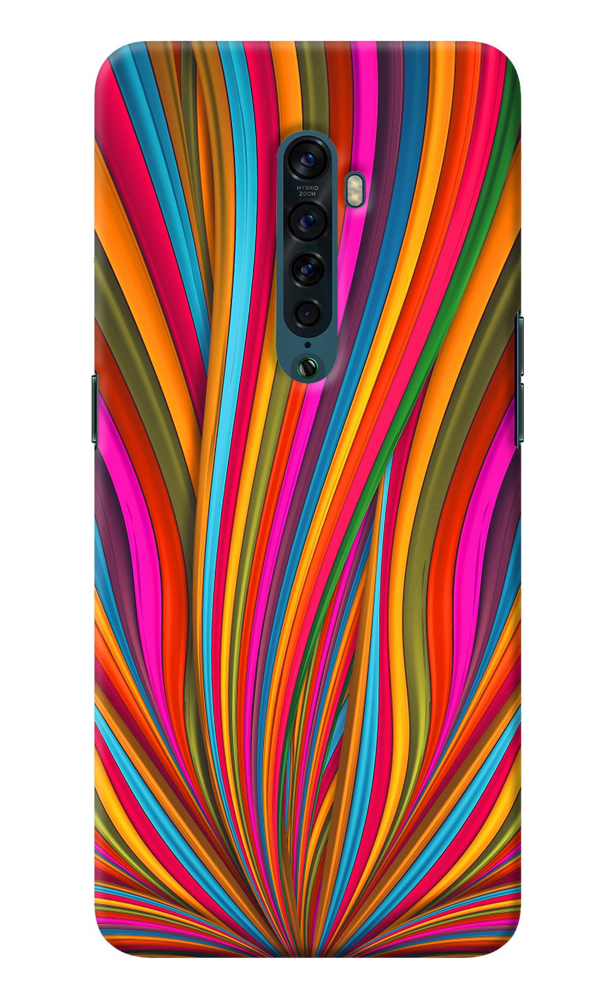 Trippy Wavy Oppo Reno2 Back Cover