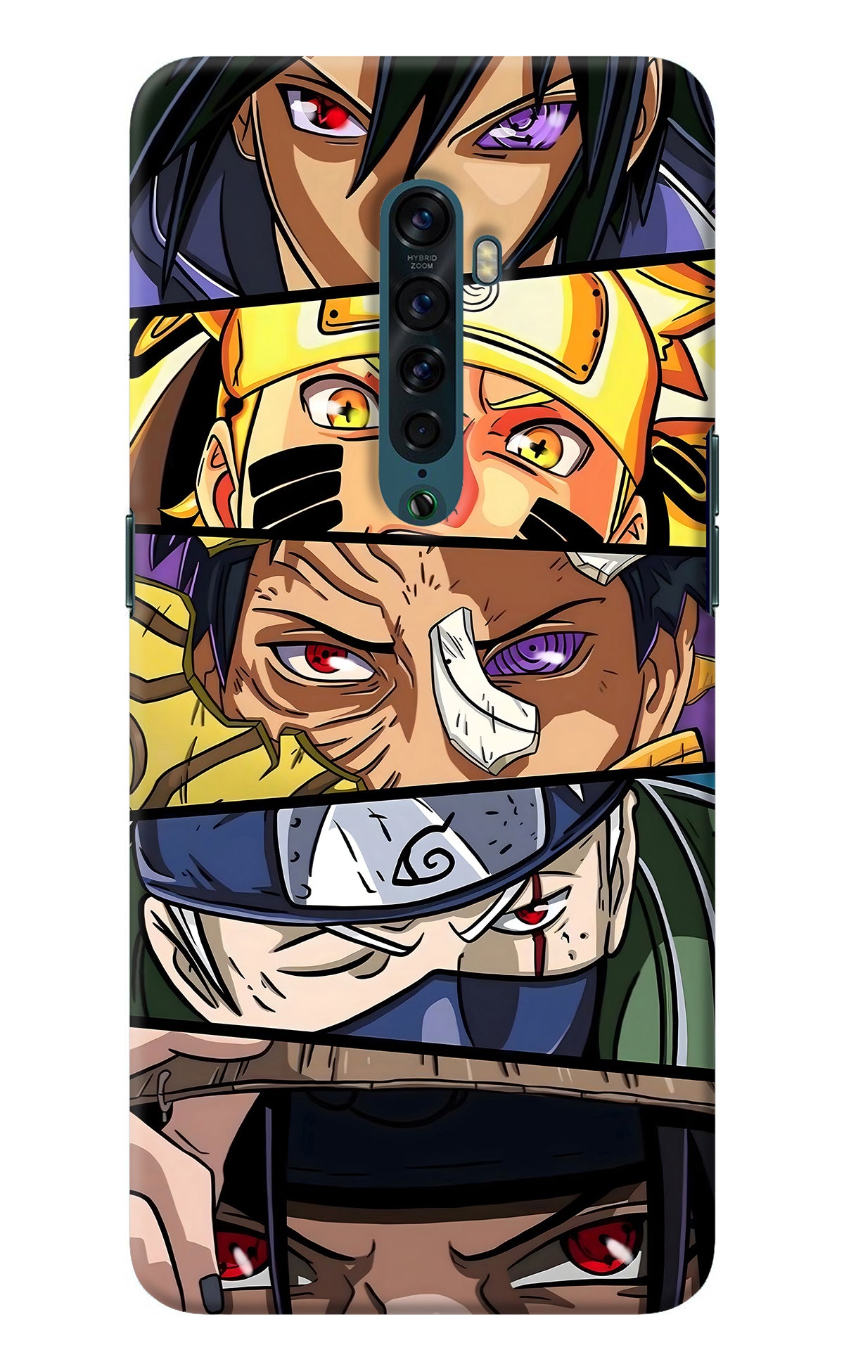 Naruto Character Oppo Reno2 Back Cover