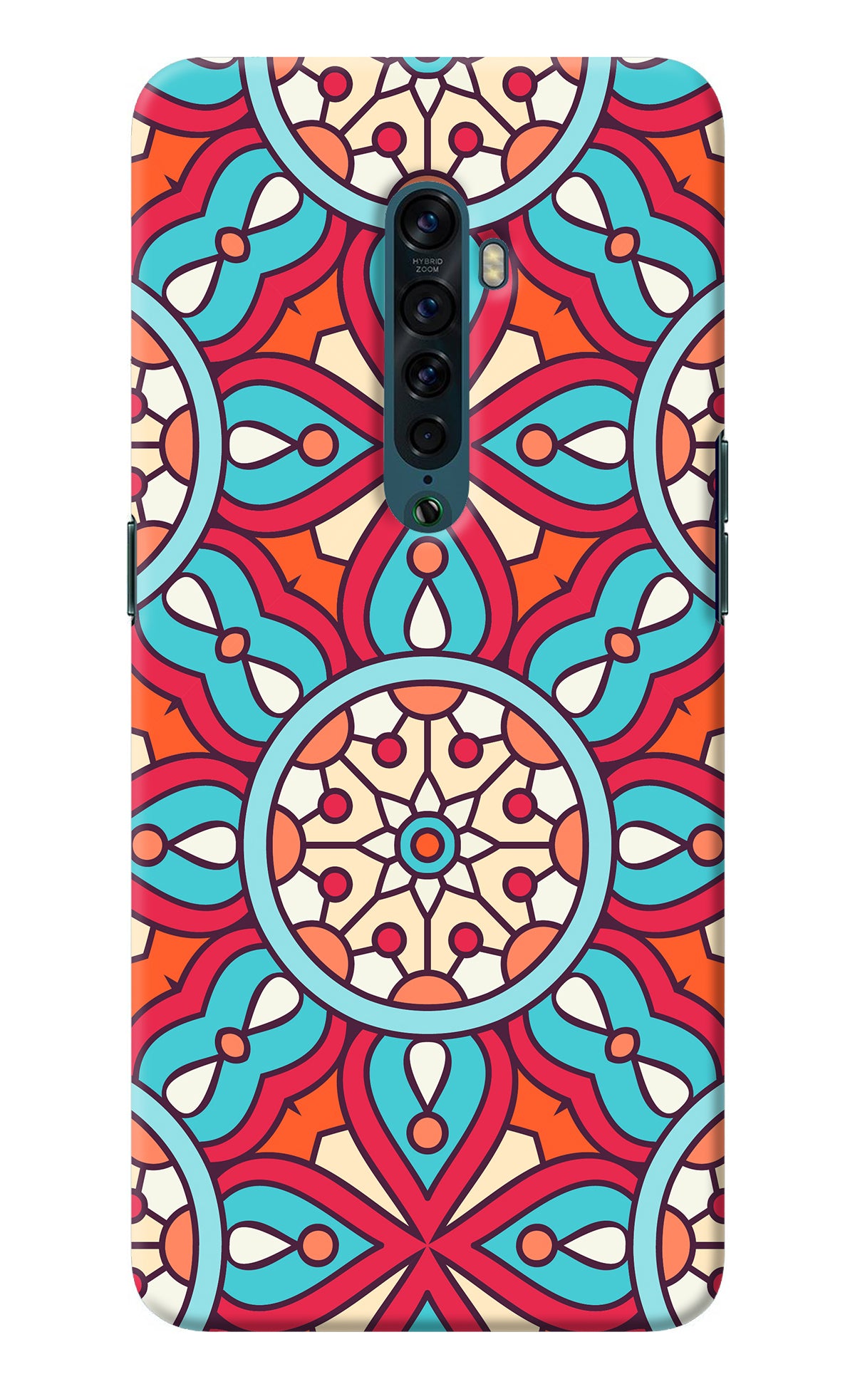 Mandala Geometric Oppo Reno2 Back Cover