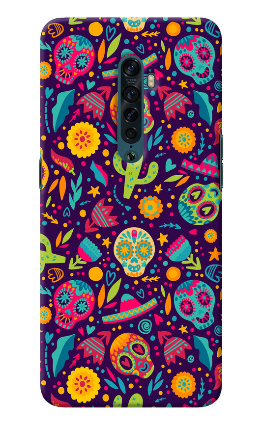 Mexican Design Oppo Reno2 Back Cover