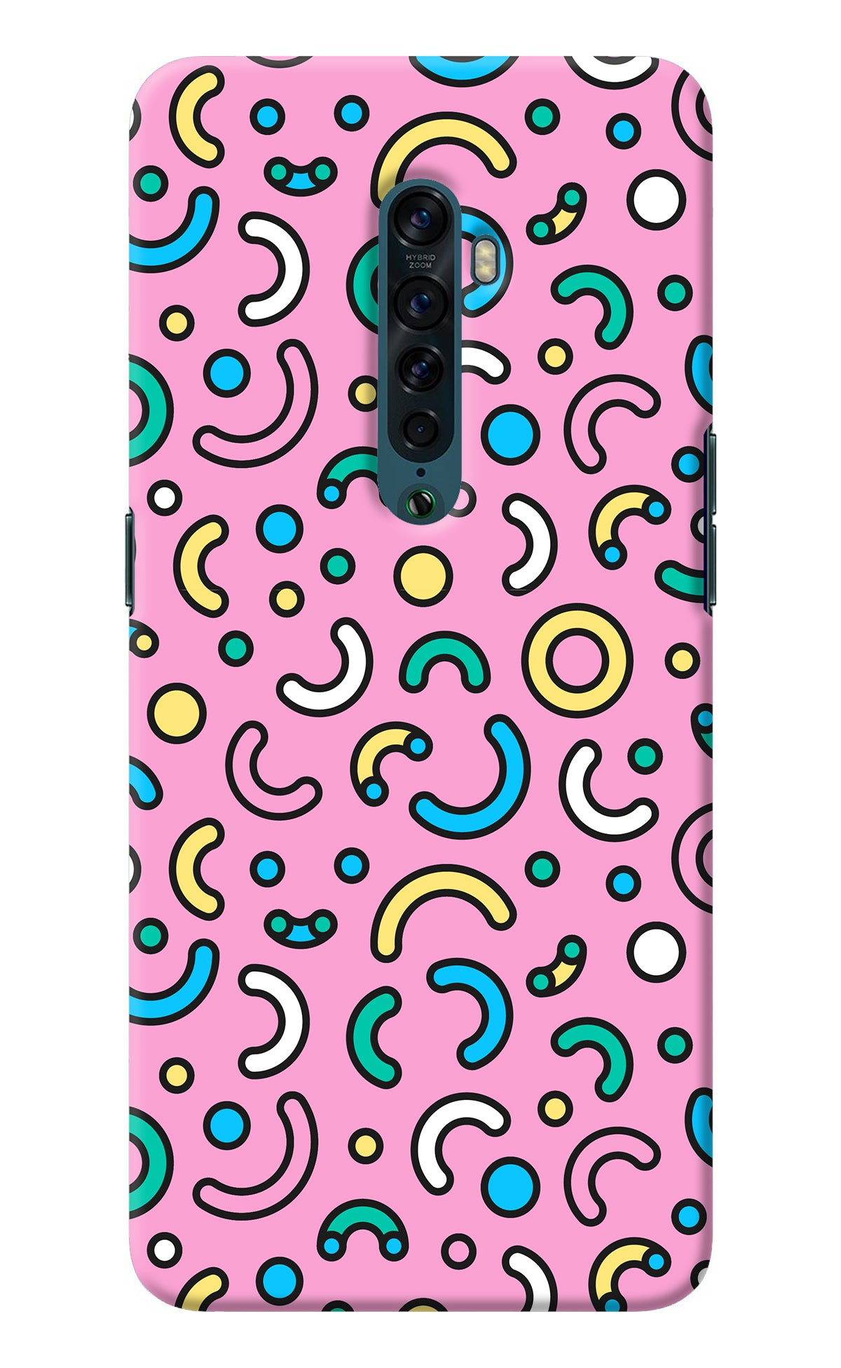 Memphis Design Oppo Reno2 Back Cover