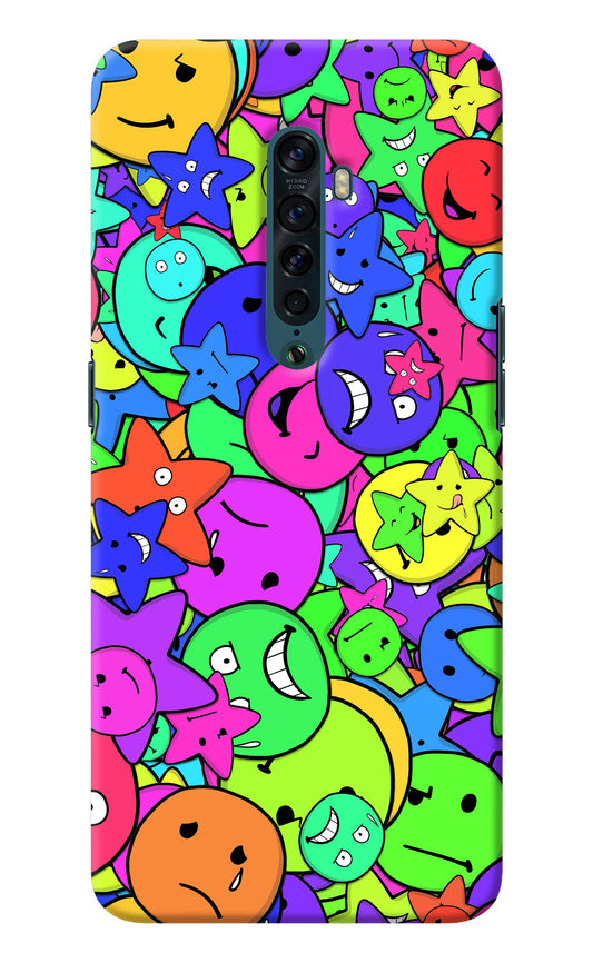 Fun Doodle Oppo Reno2 Back Cover