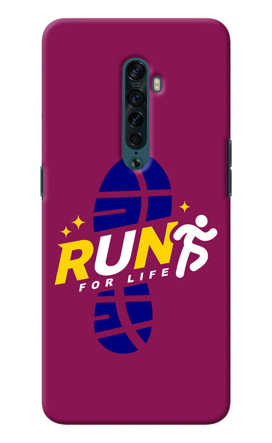 Run for Life Oppo Reno2 Back Cover