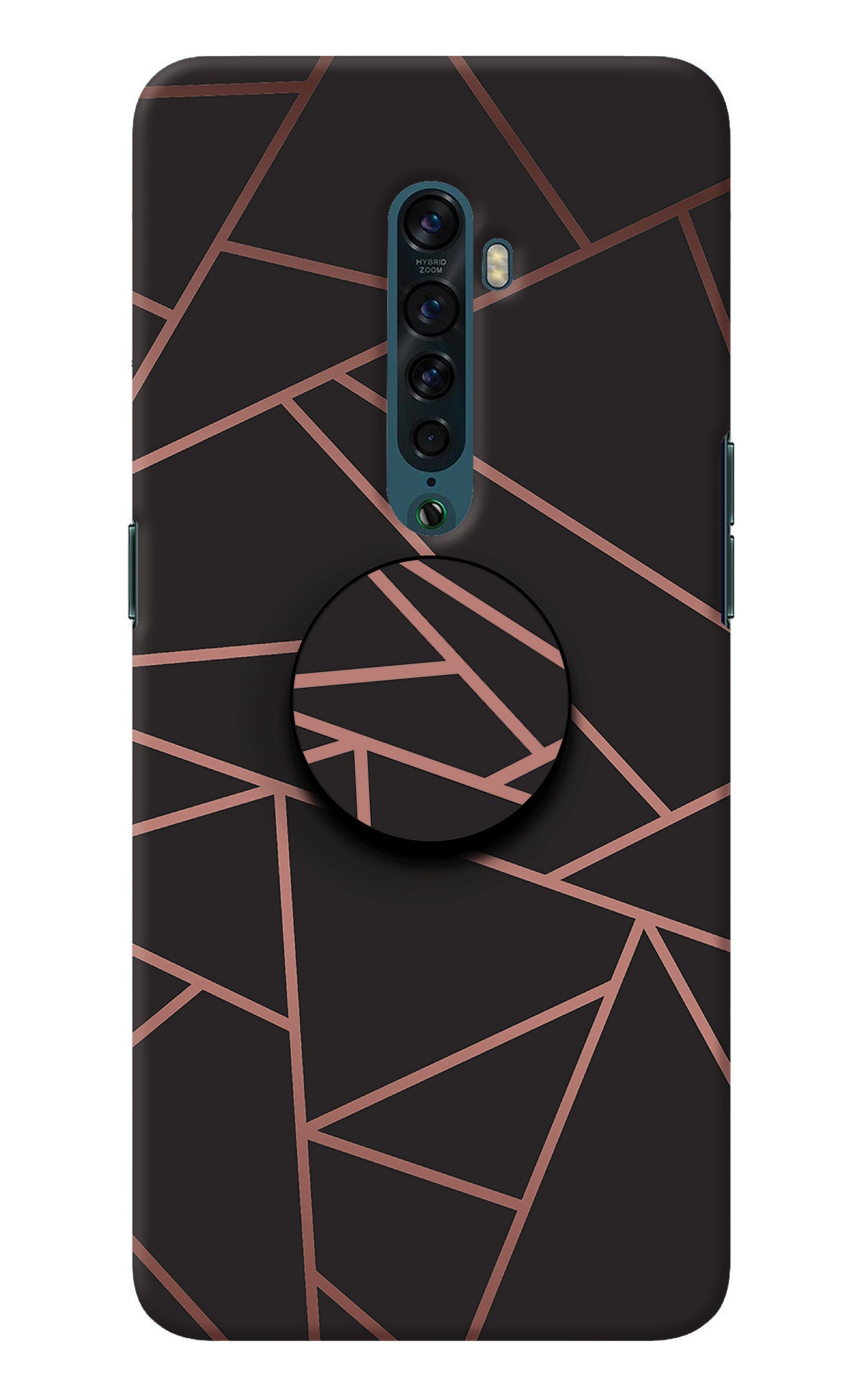 Geometric Pattern Oppo Reno2 Pop Case