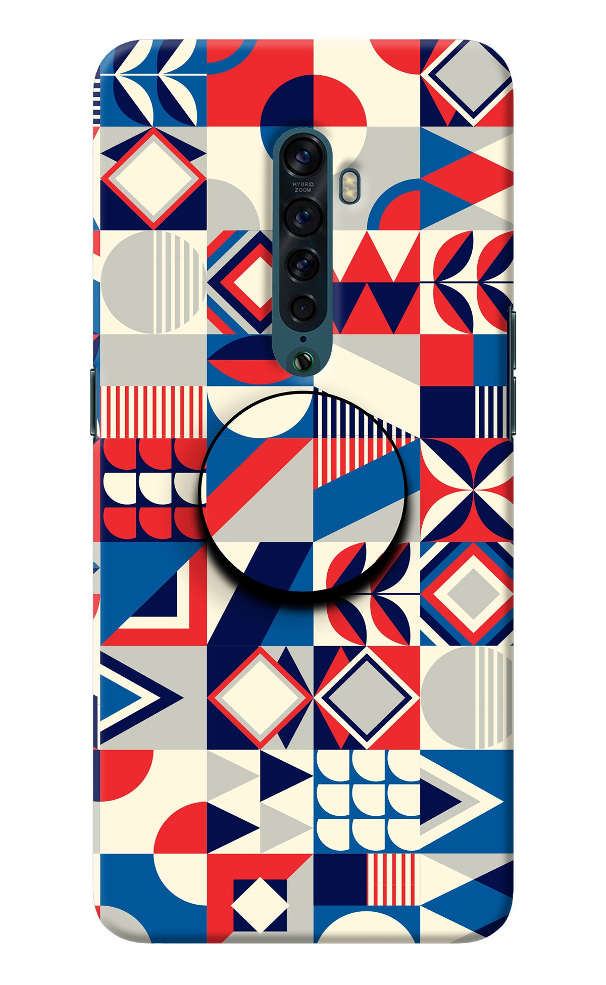 Colorful Pattern Oppo Reno2 Pop Case