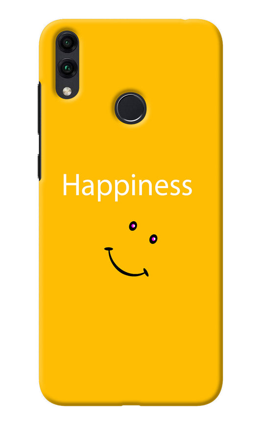 Happiness With Smiley Honor 8C Back Cover