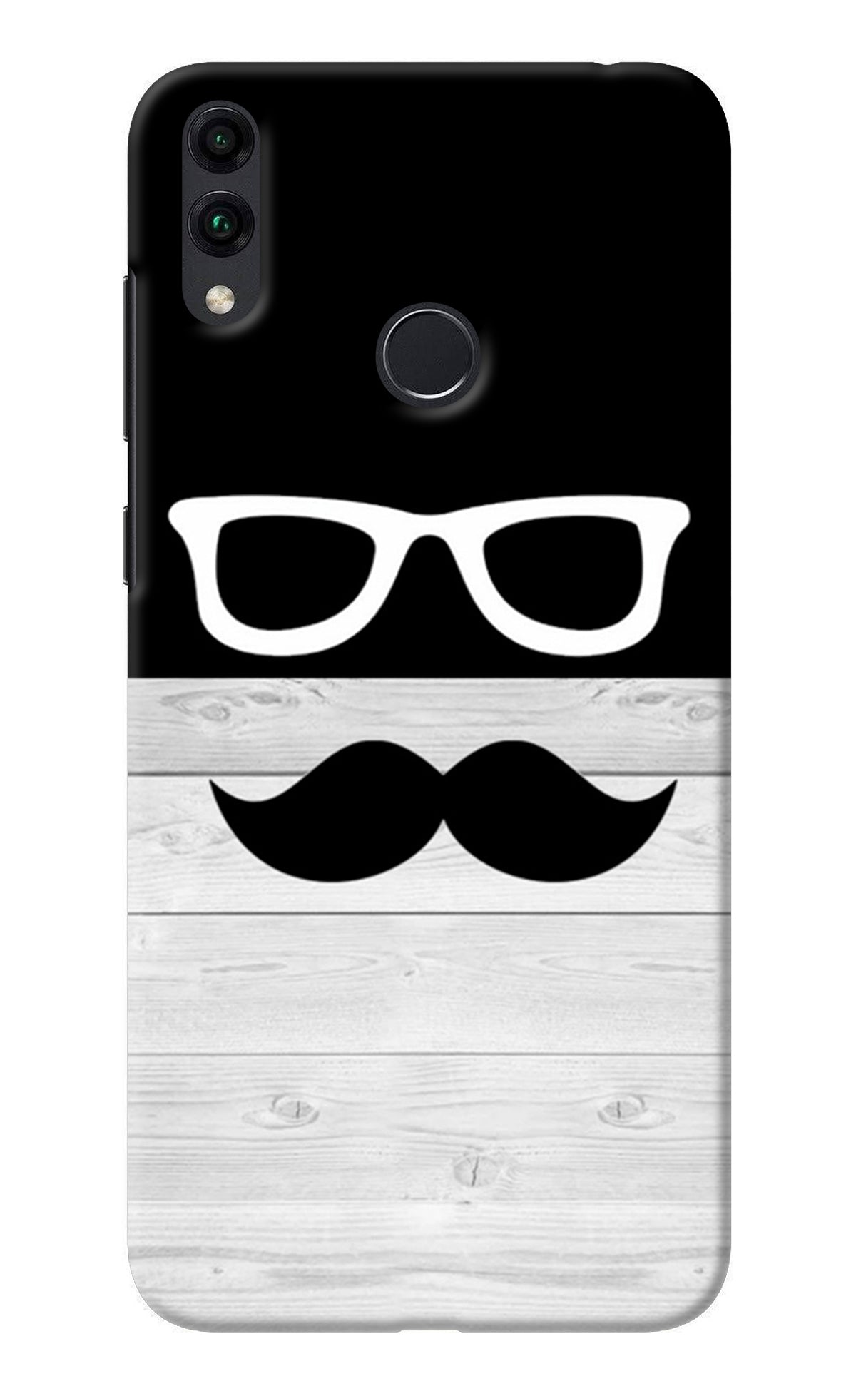 Mustache Honor 8C Back Cover