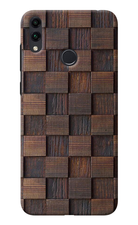 Wooden Cube Design Honor 8C Back Cover