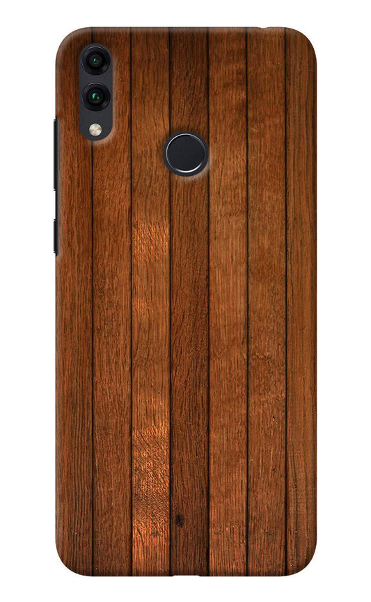 Wooden Artwork Bands Honor 8C Back Cover