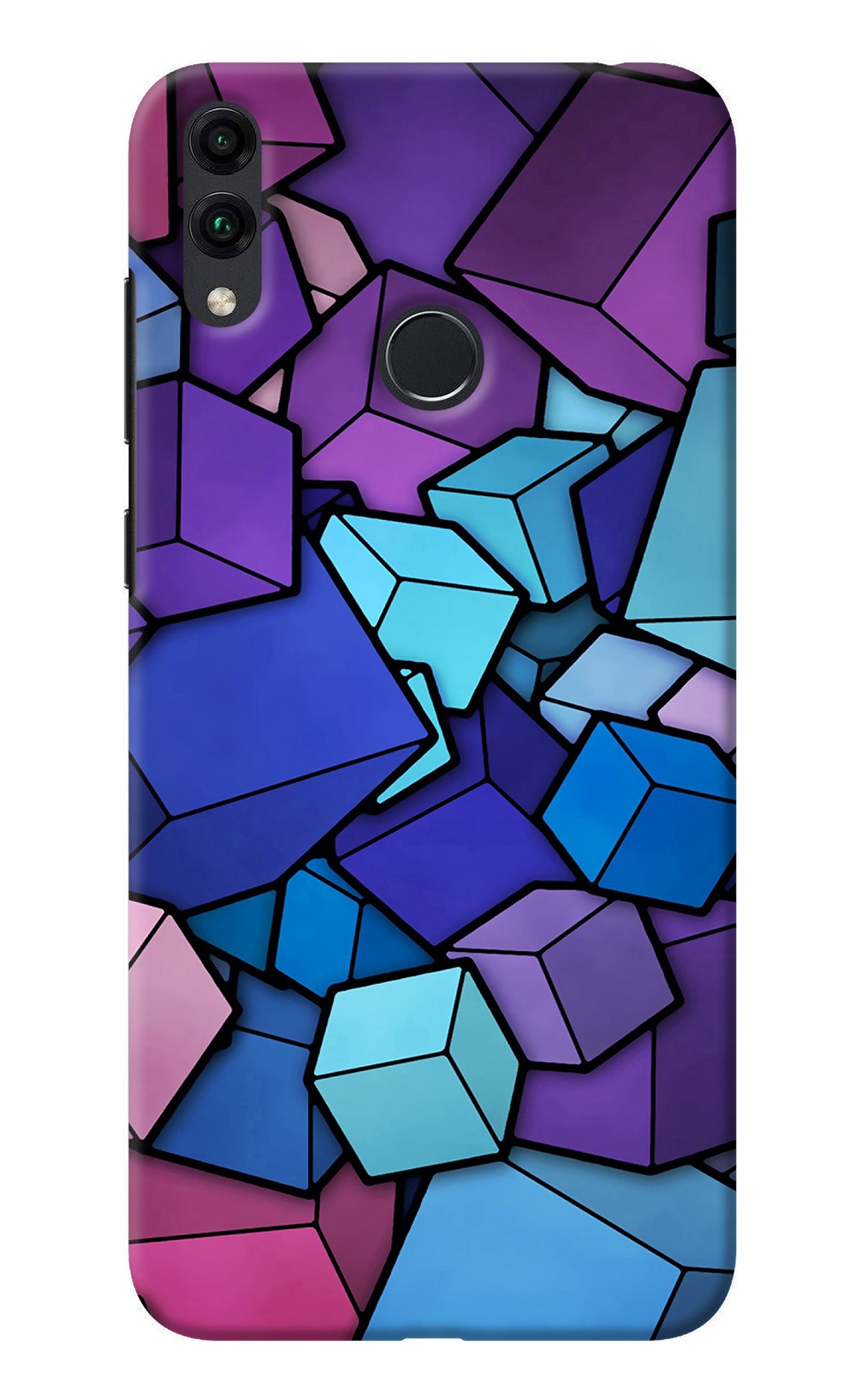 Cubic Abstract Honor 8C Back Cover