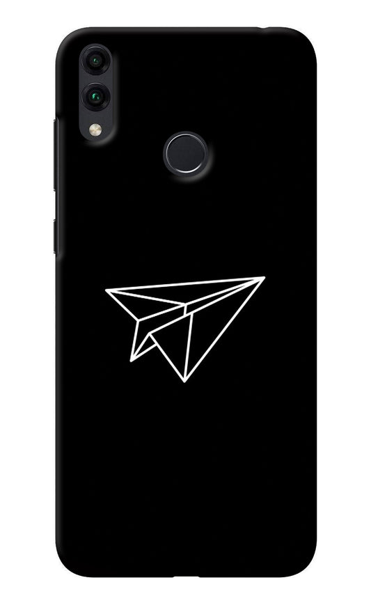 Paper Plane White Honor 8C Back Cover