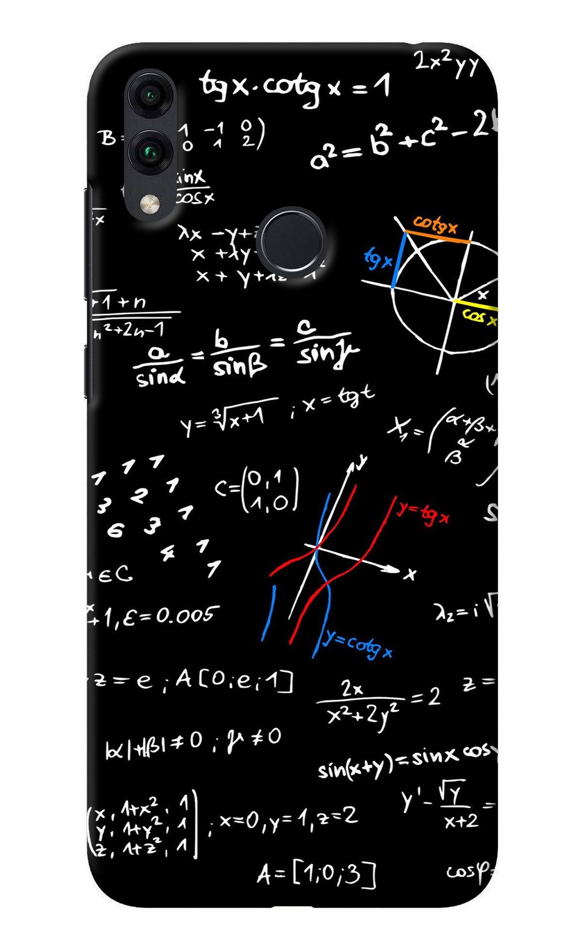 Mathematics Formula Honor 8C Back Cover