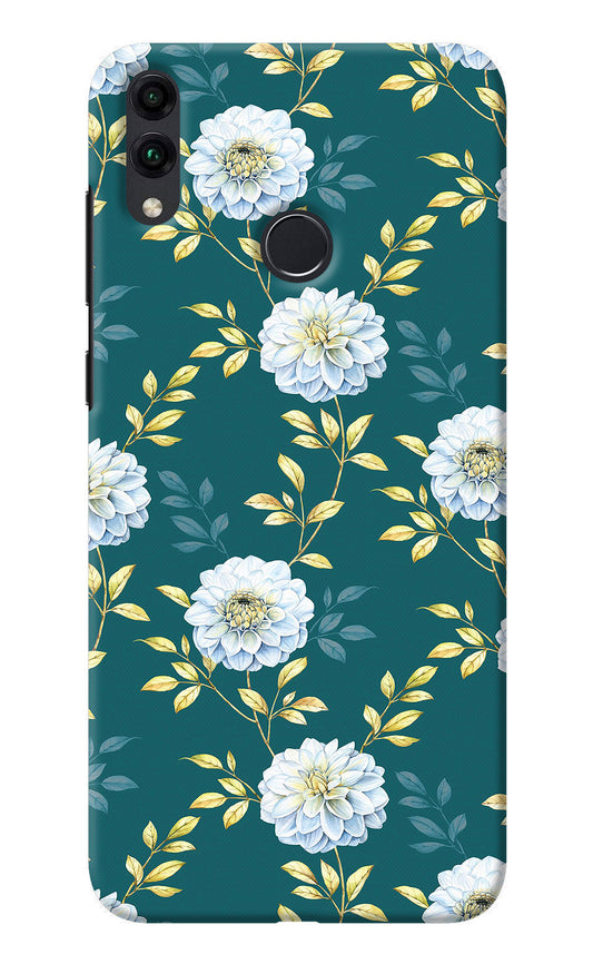 Flowers Honor 8C Back Cover