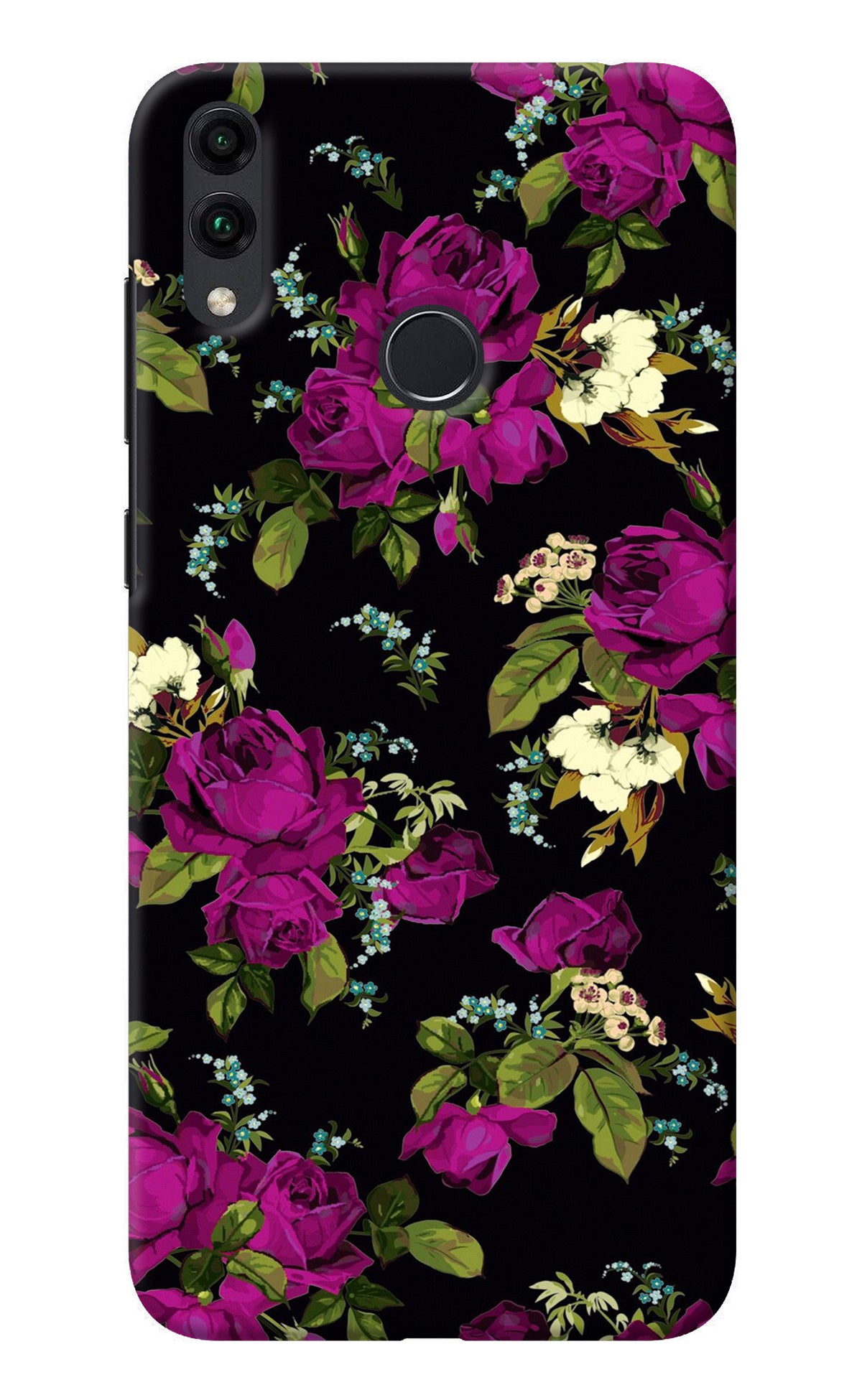 Flowers Honor 8C Back Cover