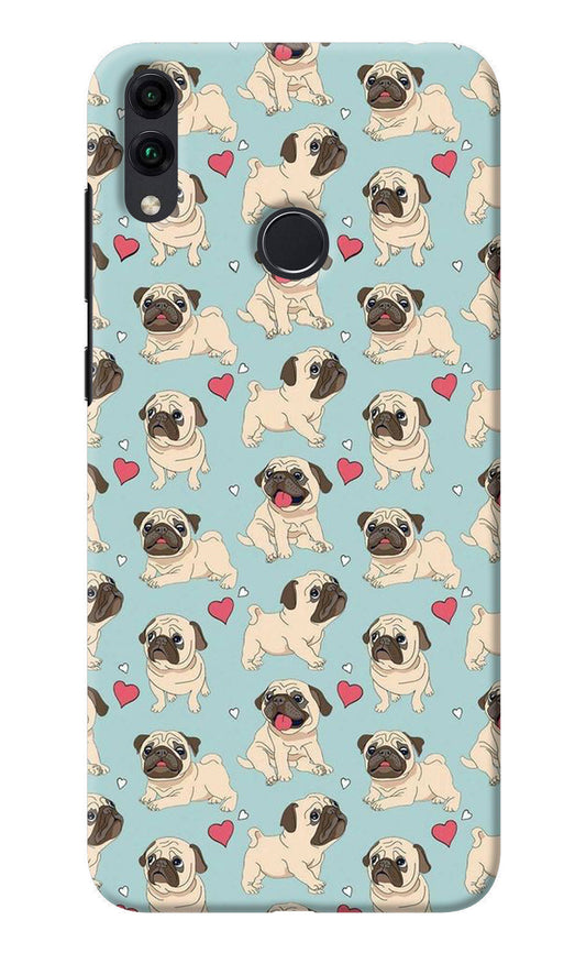 Pug Dog Honor 8C Back Cover