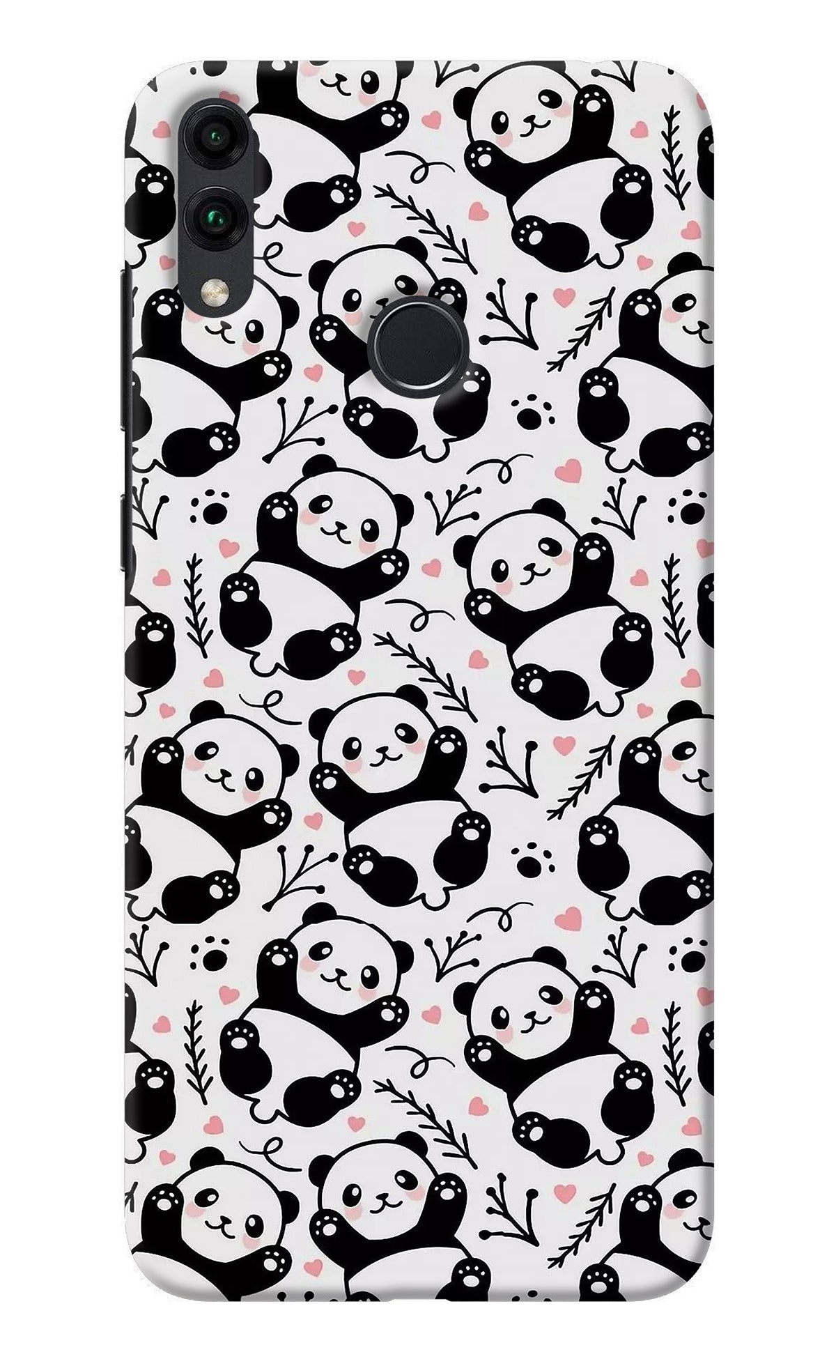 Cute Panda Honor 8C Back Cover