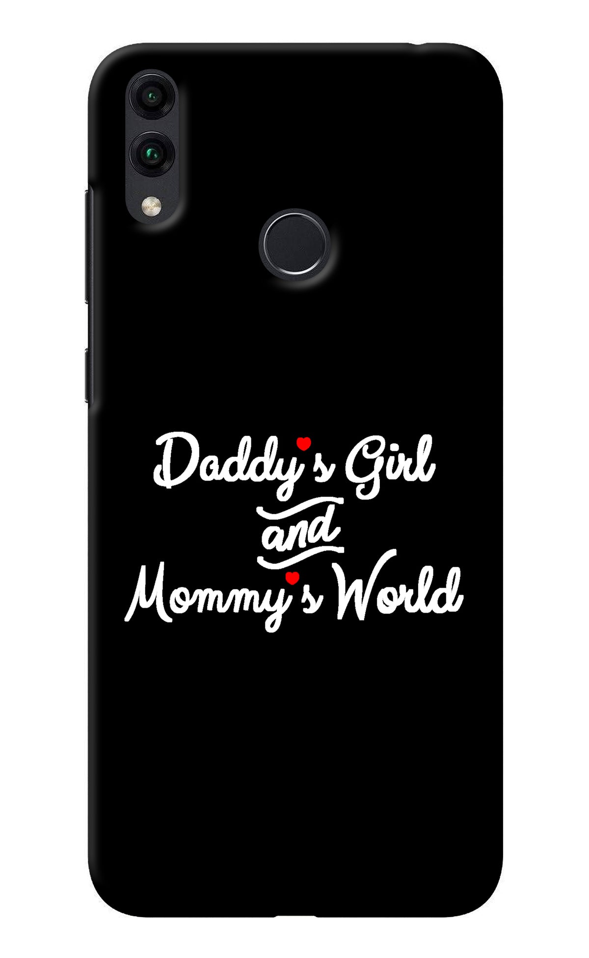 Daddy's Girl and Mommy's World Honor 8C Back Cover