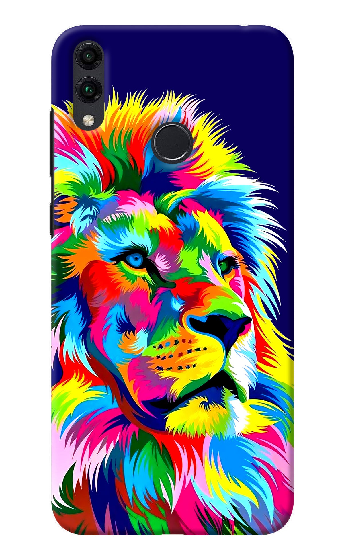 Vector Art Lion Honor 8C Back Cover