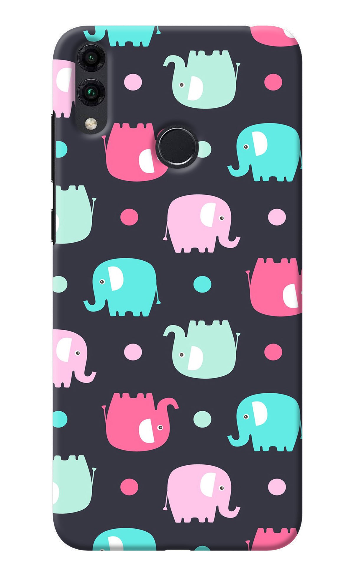 Elephants Honor 8C Back Cover