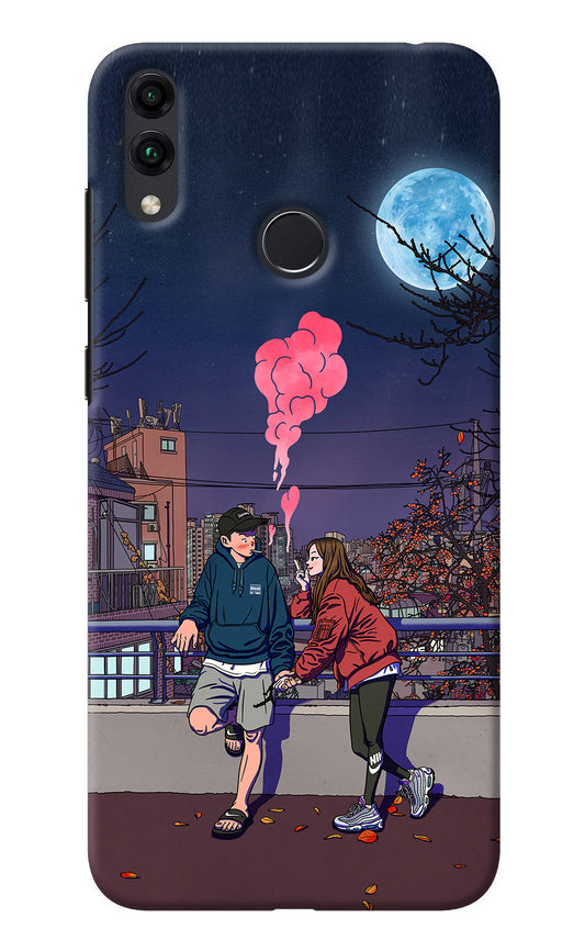 Chilling Couple Honor 8C Back Cover