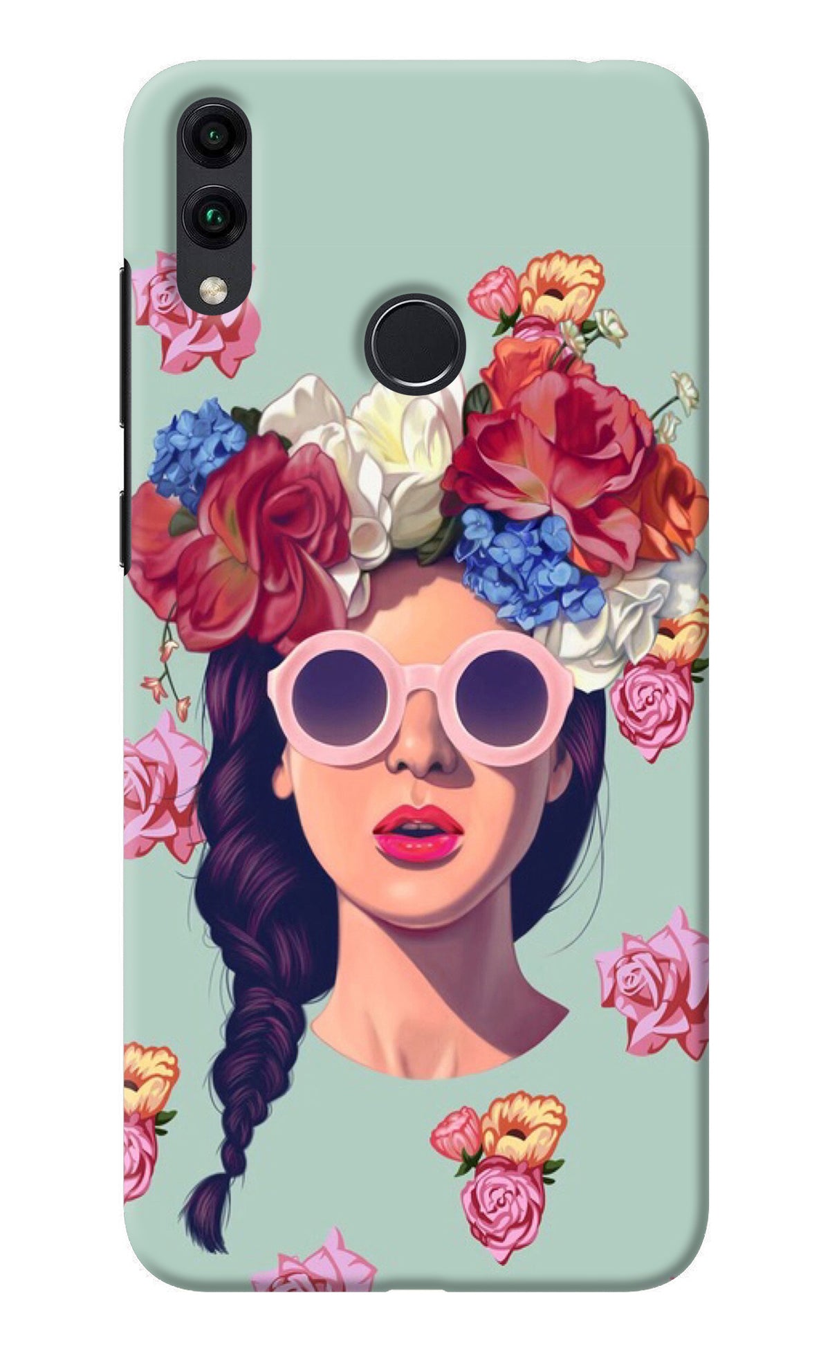 Pretty Girl Honor 8C Back Cover