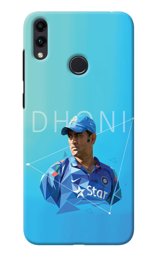 Dhoni Artwork Honor 8C Back Cover