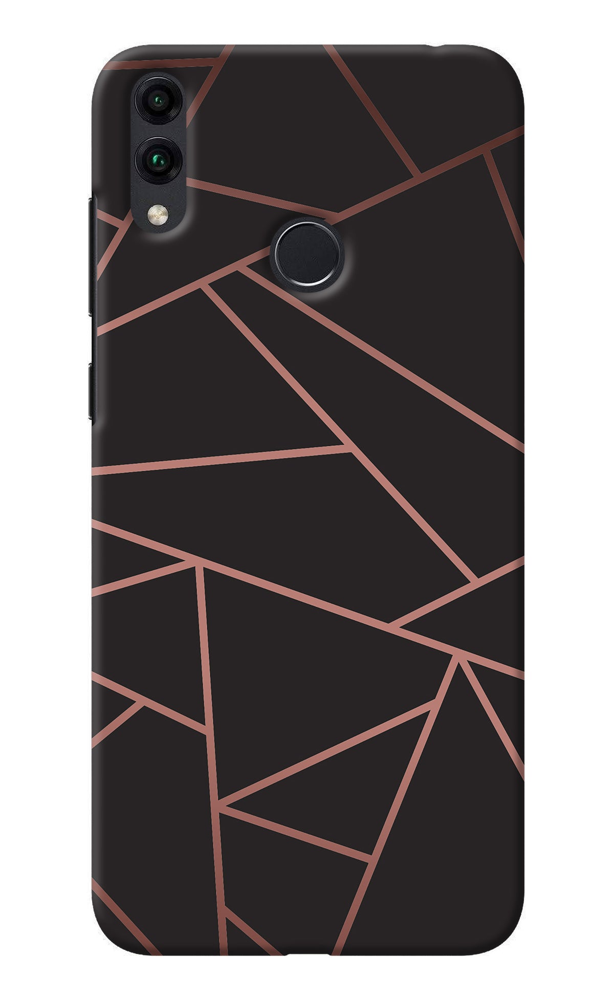 Geometric Pattern Honor 8C Back Cover