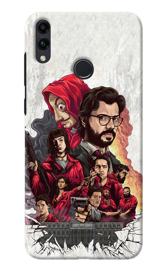 Money Heist Artwork Honor 8C Back Cover