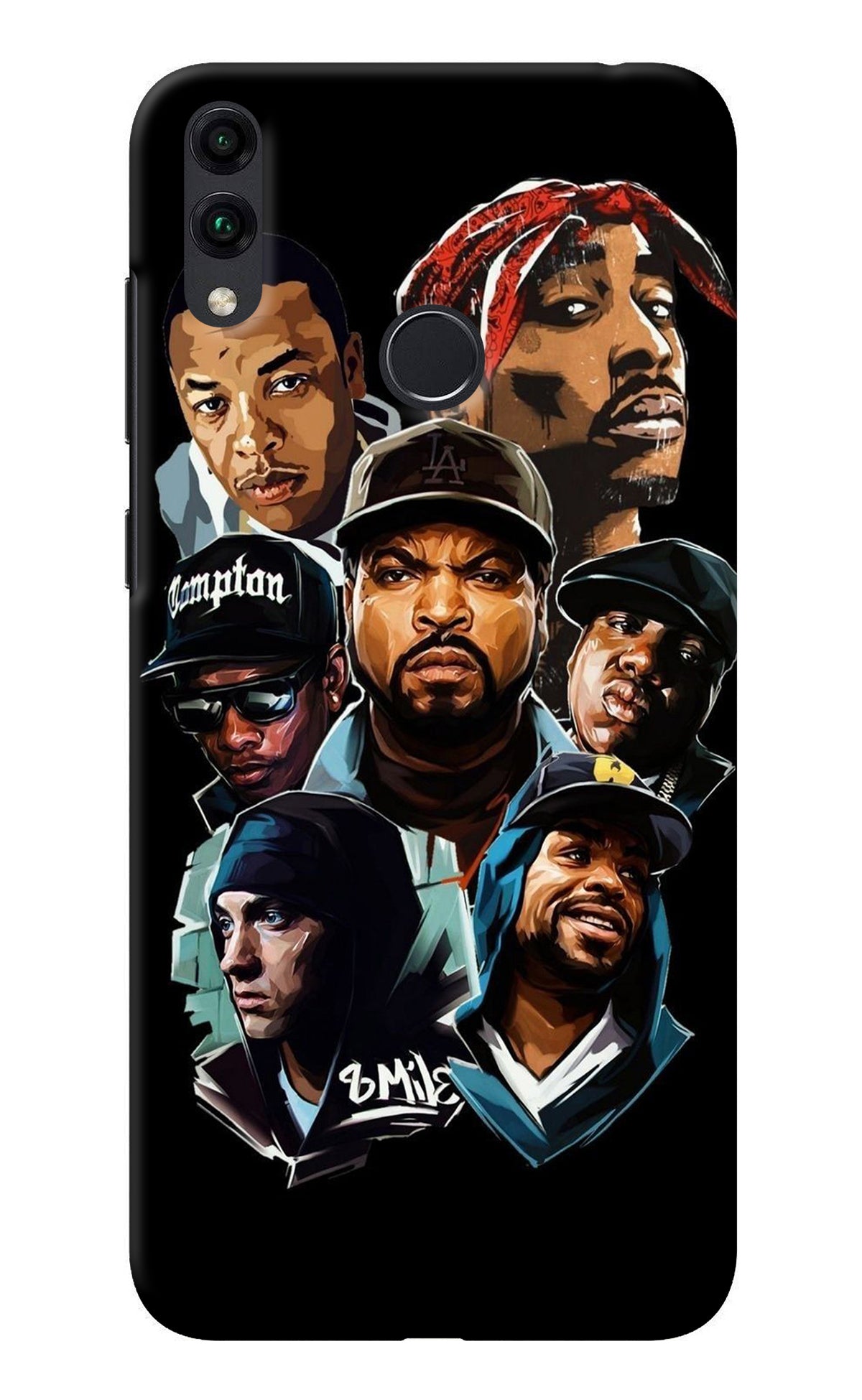 Rappers Honor 8C Back Cover