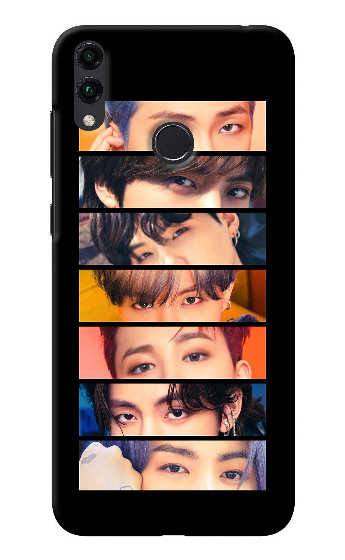 BTS Eyes Honor 8C Back Cover