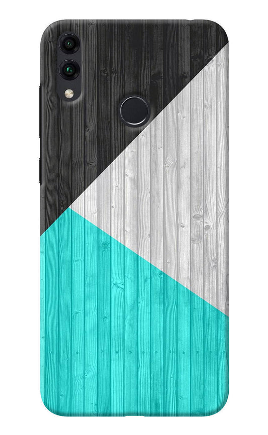 Wooden Abstract Honor 8C Back Cover