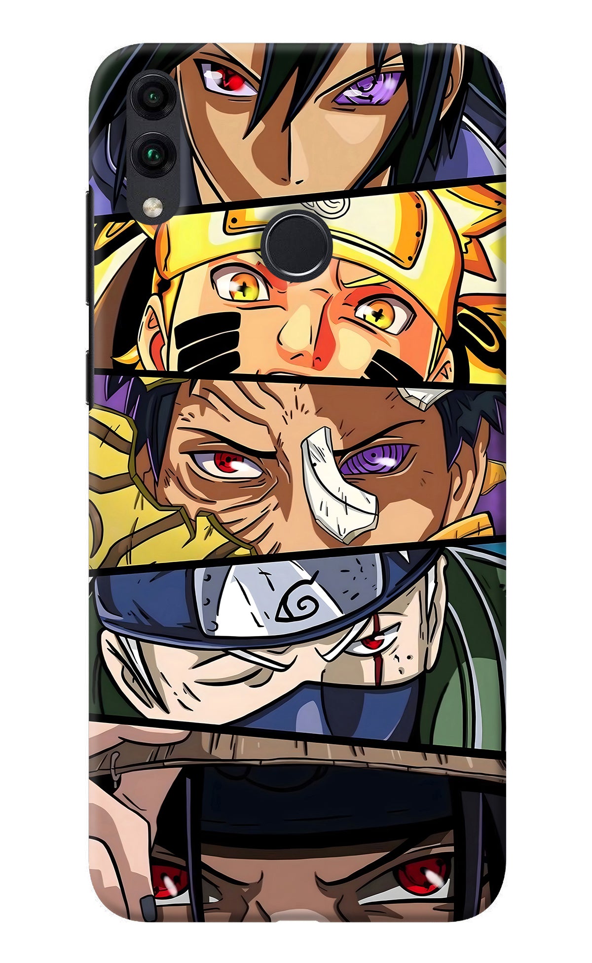 Naruto Character Honor 8C Back Cover