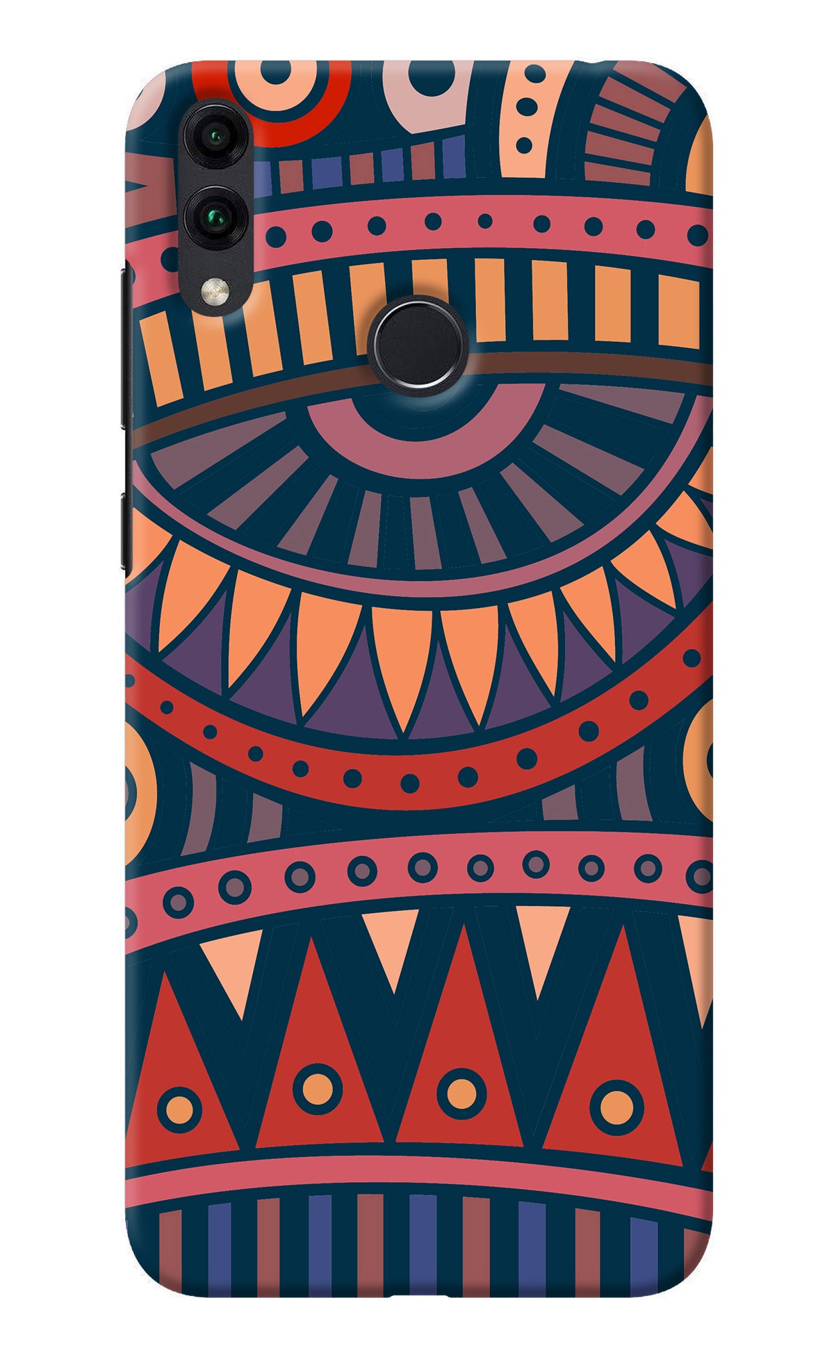 African Culture Design Honor 8C Back Cover