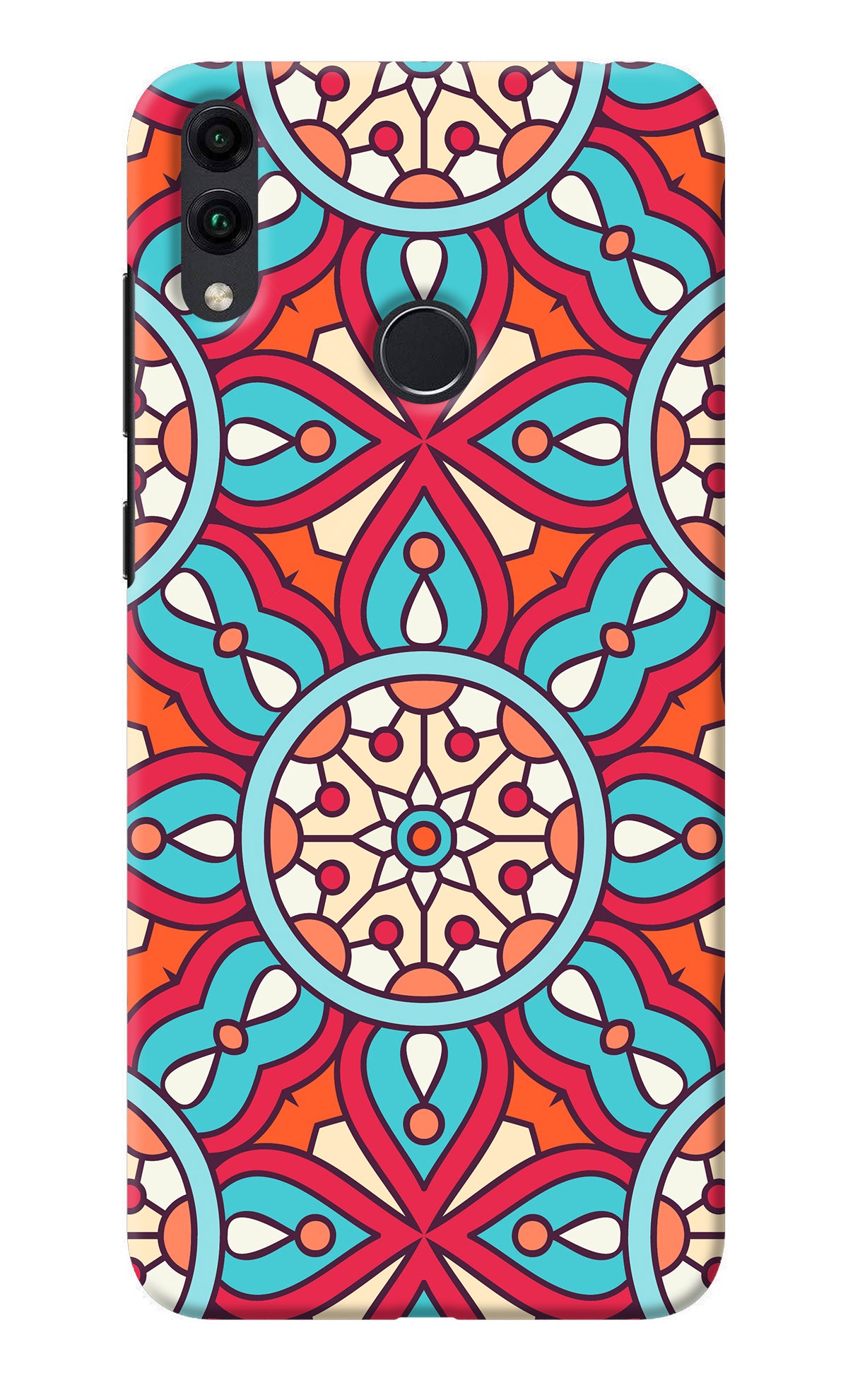 Mandala Geometric Honor 8C Back Cover