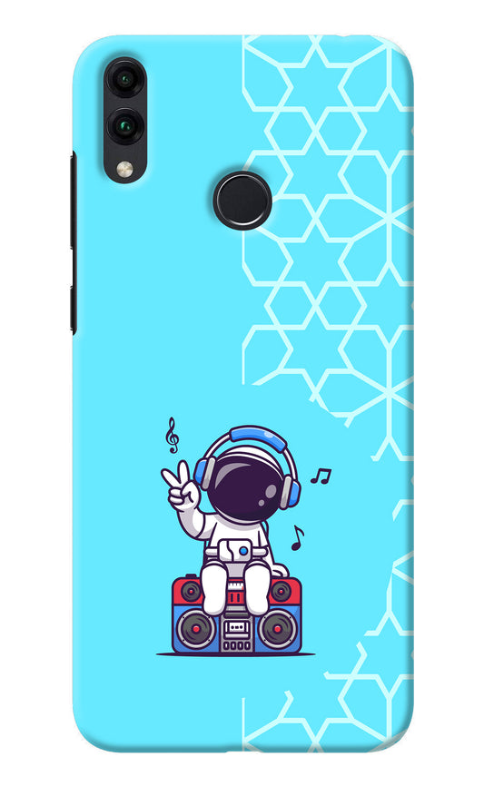 Cute Astronaut Chilling Honor 8C Back Cover