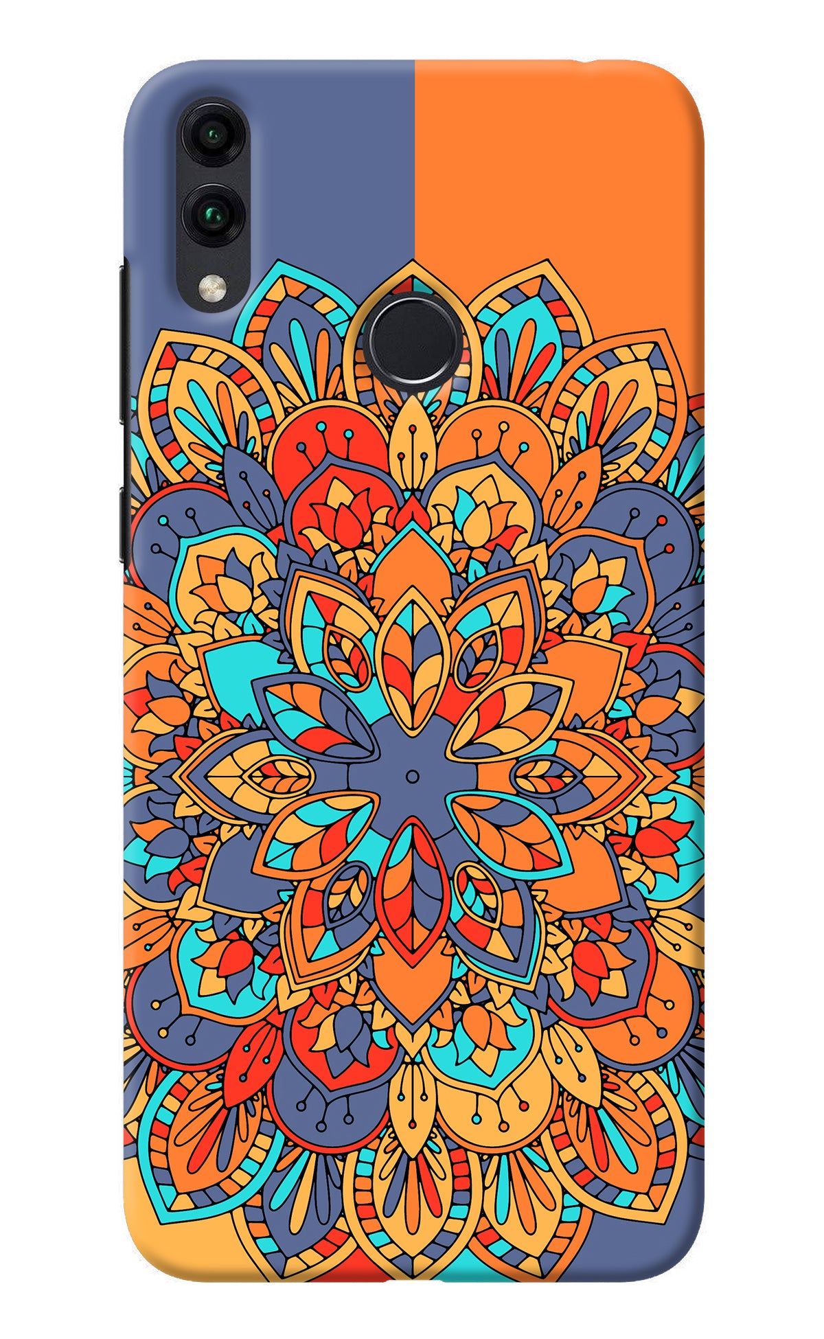 Color Mandala Honor 8C Back Cover