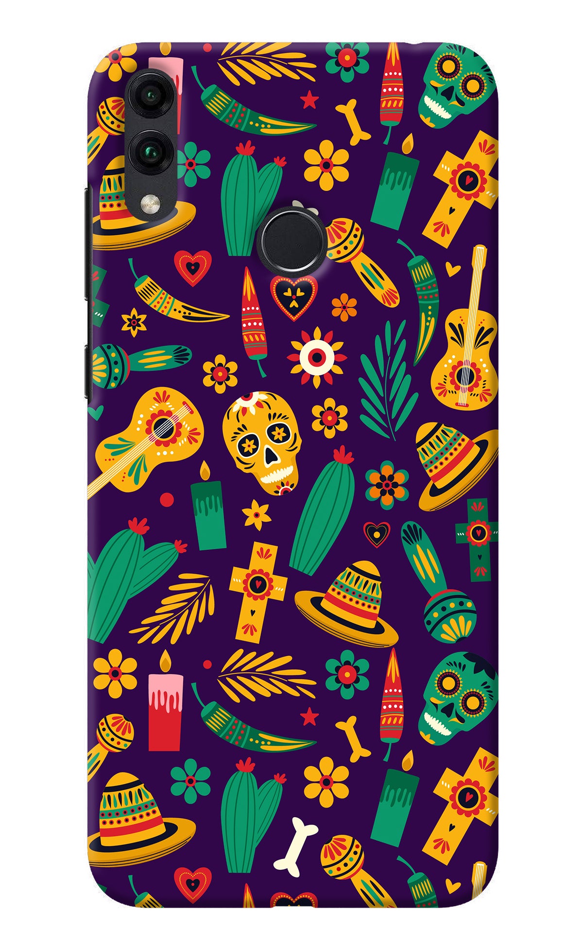 Mexican Artwork Honor 8C Back Cover