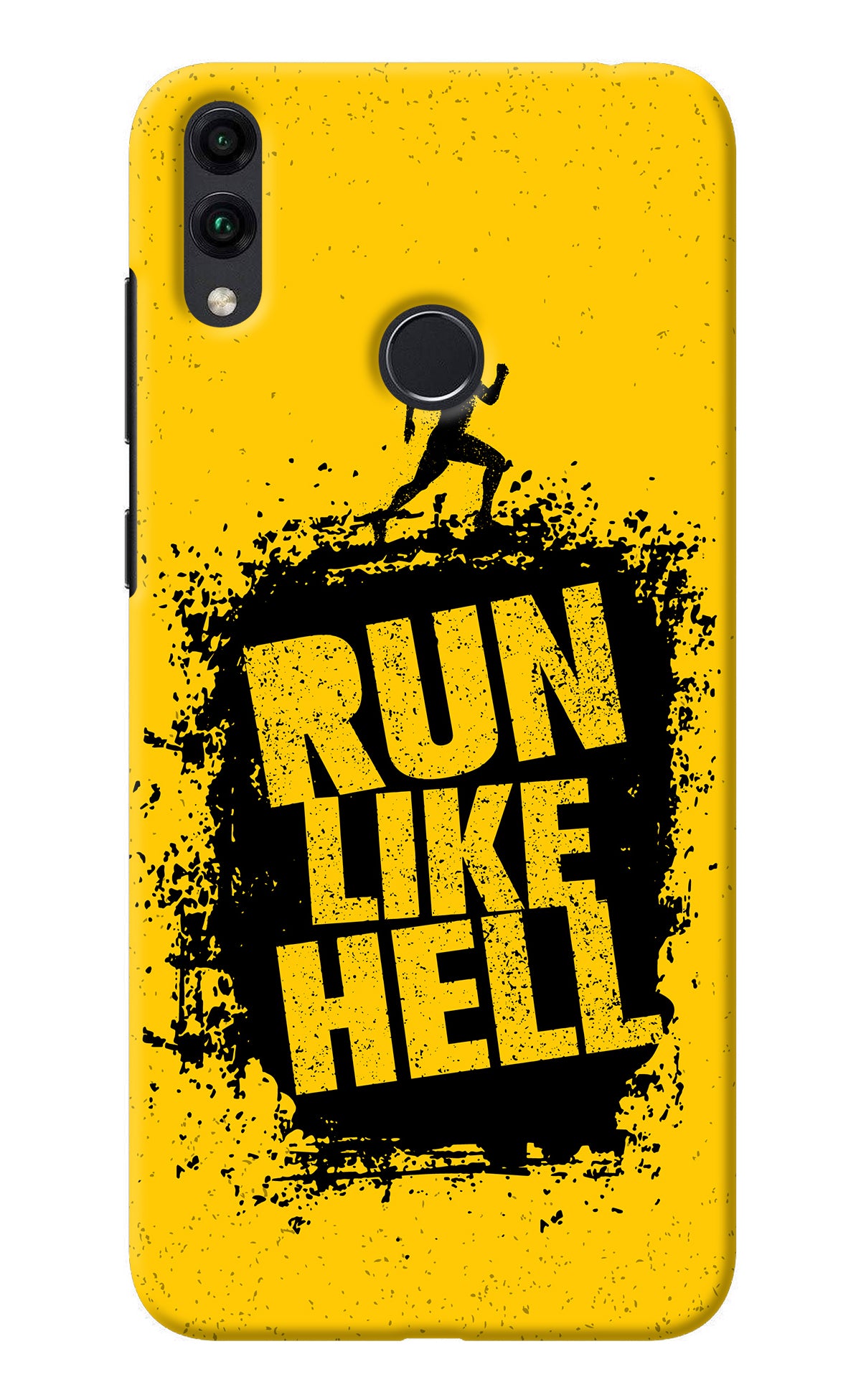 Run Like Hell Honor 8C Back Cover